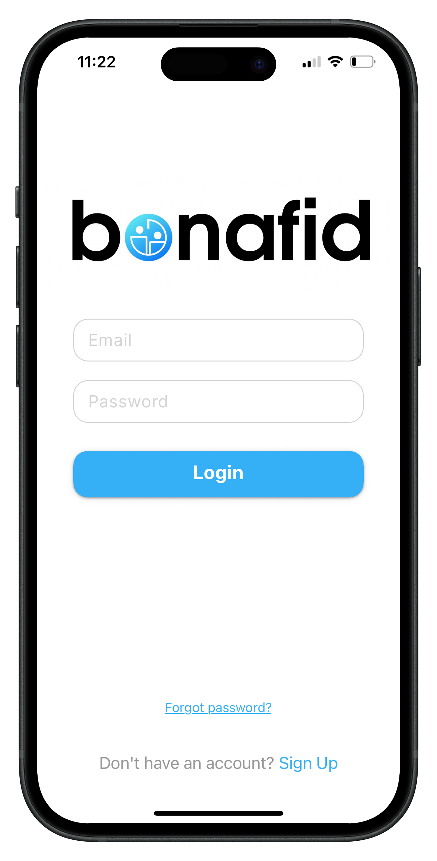 Bonafide App Mockup